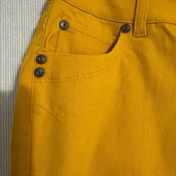 Sabrina Lauren Women's Comfy Mustard Stretch Jeans Size: 10 - Picture 5 of 8
